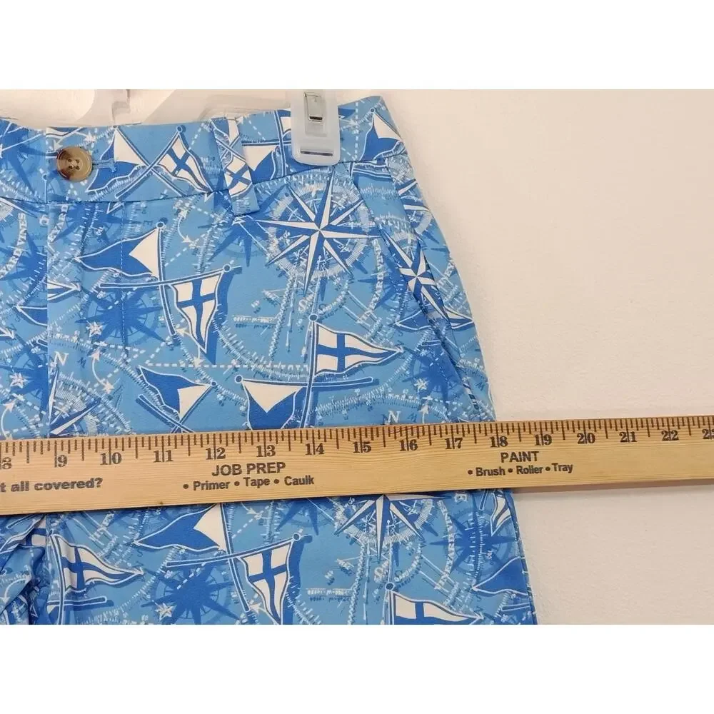 Vineyard Vines Men’s Pants Sailbot All Over Print Blue Size 28x32